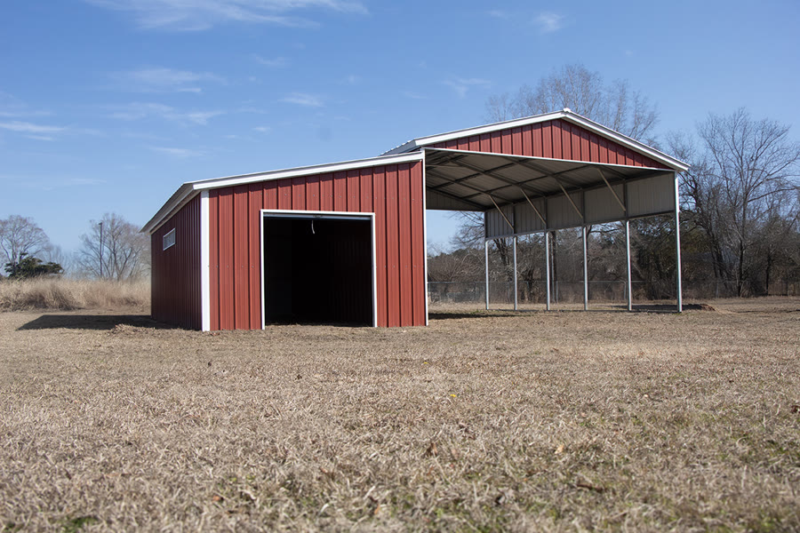 24' x 25' Premium Carport + Lean-To